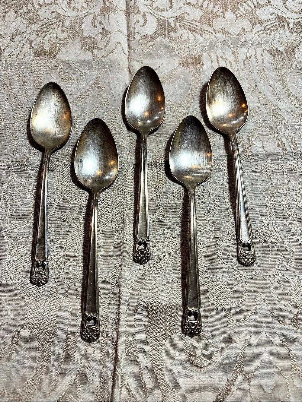 1847 Rogers Bros. Eternally Yours Teaspoons Set of 5